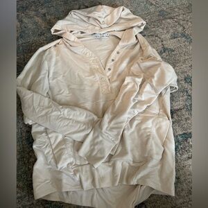 3/4 snap pullover sweater